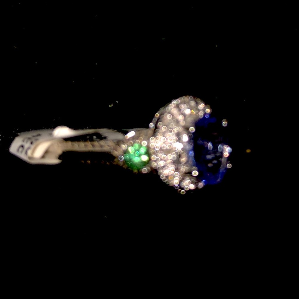 Genuine (& rare) Tanzanite- Alexandranite - Diamond Ring - Picture 5 of 6